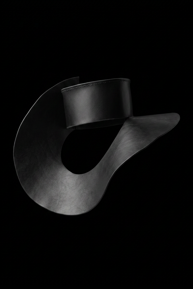 Leather hat